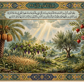 ئەنئام، 95 ~ 101 - ئايەتلەرنىڭ تەرجىمە ۋە تەپسىرى ئاللاھ يېگانە ياراتقۇچىدۇر 7 ئەنئام، 95 ~ 101 - ئايەتلەرنىڭ تەرجىمە ۋە تەپسىرى ئاللاھ يېگانە ياراتقۇچىدۇر 7