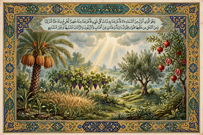 ئەنئام، 95 ~ 101 - ئايەتلەرنىڭ تەرجىمە ۋە تەپسىرى ئاللاھ يېگانە ياراتقۇچىدۇر 1
