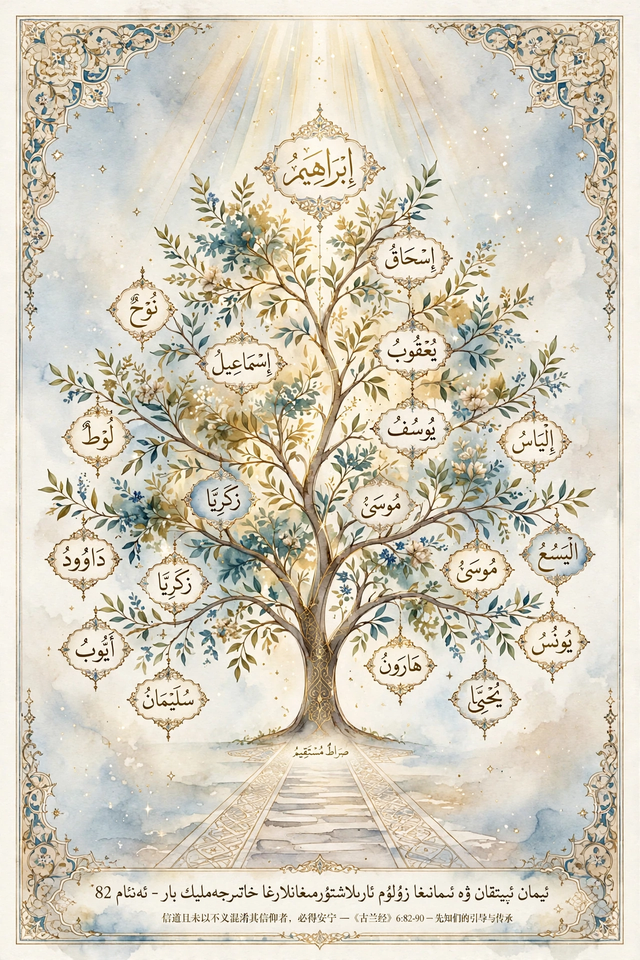 ئەنئام، 82 ~ 90 - ئايەتلەرنىڭ تەرجىمە ۋە تەپسىرى شېرىك ۋە ئاللاھنىڭ ھىدايىتى 1